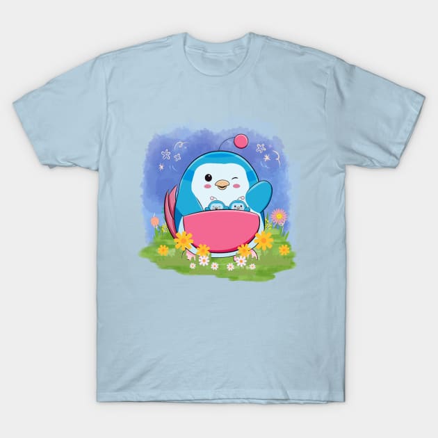 Chickapeep with background- Coexistence Webcomic T-Shirt by Coexistence The Series